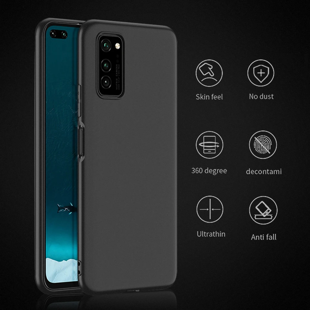 Защитный чехол для huawei Honor V30 Pro 20 Lite Мягкий ТПУ mate 30 P30 Nova 6 SE телефона s