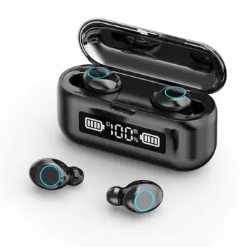 

Bluetooth Wireless TWS Earbuds LED Digital Display Noise Cancelling Auto Pairing Sports Waterproof Earbuds Headsets