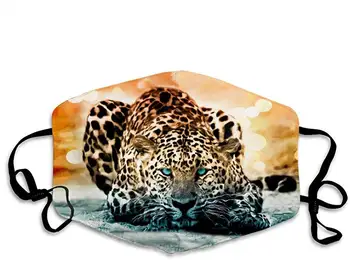 

Dust Mask, Fierces Teeth Face Mask with Adjustable Earloops Breathable Reusable Outdoor Mouth Cover for Adults Kids