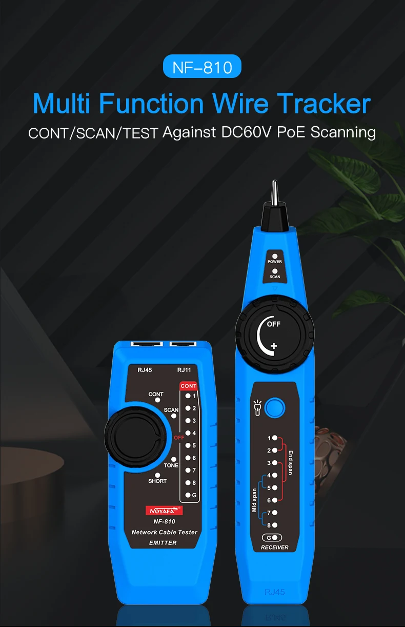 rede testador detector anti-interferência