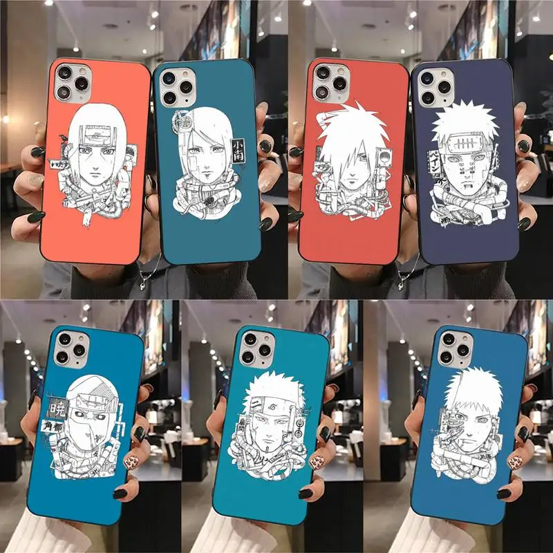 Чехол для телефона NARUTO Akatsuki Itachi Madara Hokage iphone 12 pro max 11 XS MAX 8 7 6 6S Plus X 5S SE 2020 XR|Бамперы| |