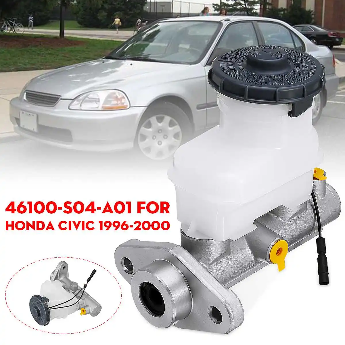 

Brake Master Cylinder 46100-S04-A01 46100S04A01 for Honda Civic Hatchback Coupe Saloon 1994 1995 1996 1997 1998 1999 2000 2001