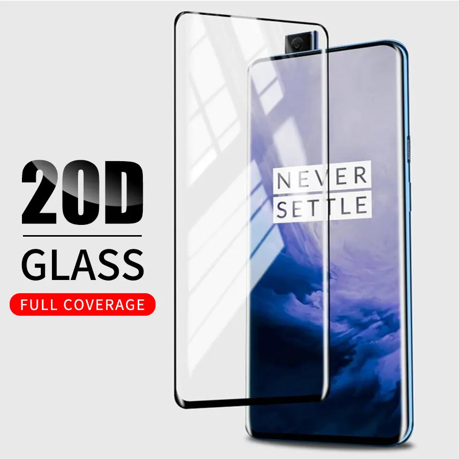 20D полное покрытие экрана Защитная пленка для OnePlus 7T Pro закаленное стекло One Plus