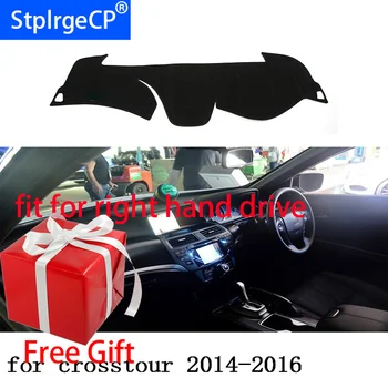 

Car Dashboard Cover Mat for honda crosstour 2014-2016 Right Hand Drive Dashmat Pad Dash Mat Covers Dashboard Accessories