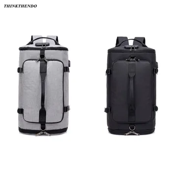 

Men's Backpack with USB Charging Port Multifunction Travel Laptop Daypack Large Capacity Casual Rucksack Outdoor Luggage Shoulde