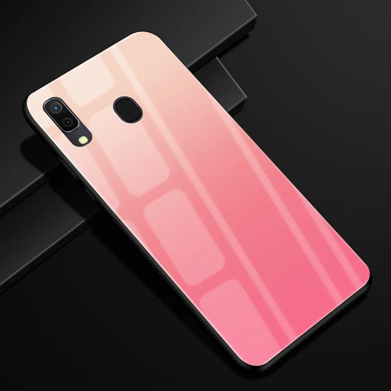 Для samsung Galaxy A30 A20 чехол оргстекло PC чехол для телефона черный TPU бампер чехол для samsung A30 A 30 Чехол A20 a 20 Coque
