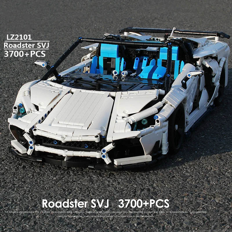 Lz2101 научно-техническая серия Moc механика Lan большой Svj Exceed Run дети Alpinia Oxyphylla сборка 3700 шт