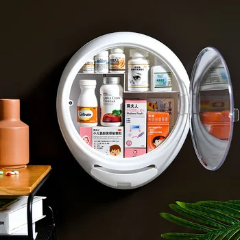 

Large Multi Functional Medicine Box Home Storage Box Bathroom Living Room Wall-mounted Rack Separate Multi-layer Medicine Box