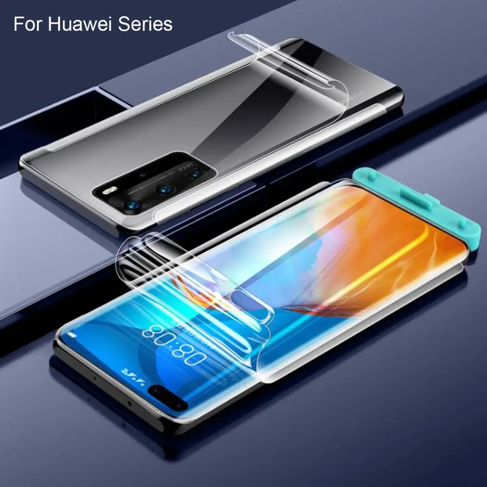 Гидрогелевая пленка на весь корпус для Huawei Mate 40 pro 30 20 10 20X P40 P30 P20 Pro P10 plus Honor защита