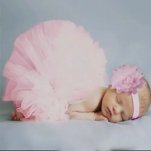 0-24M-Newborn-Baby-Tutu-Clothes-Skirt-Headdress-Flower-Photography-Prop-Outfit