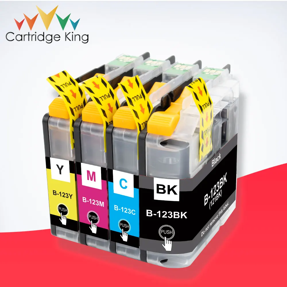 Картридж King LC123 LC 123 для Brother чернильный картридж MFC-J4410DW J4510DW J4610DW J4710DW J470DW Print |
