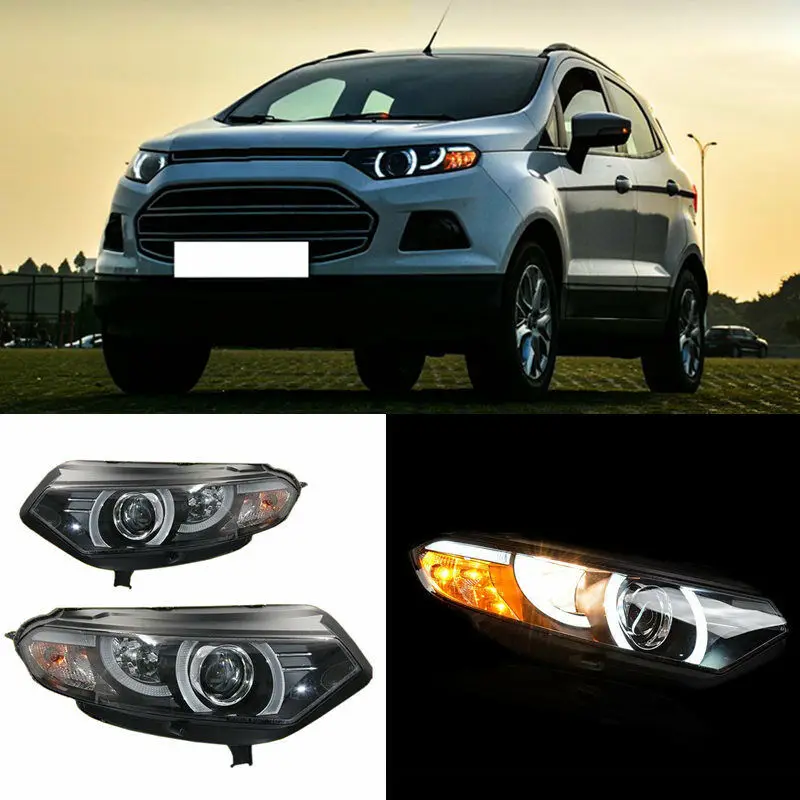 

Headlight Assembly with LED DRL Bi-xenon Lamp Projector For Ford Ecosport 2013 2014