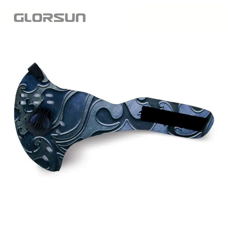 005E01602 GLORSUN маска от пыли n99 неопреновый смог туман мотоцикл езда лицо рот анти n99 воздушный фильтр анти запах смога дымовая маска - Цвет: 005E01602