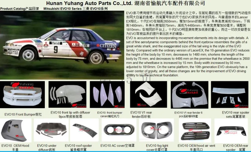 Для Lancer evo lution evo X evo 10 Non-SSS Vortex генератор углеродного волокна спойлер на крыше