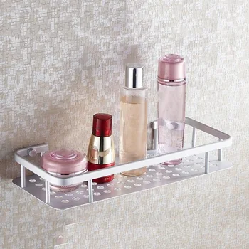 

Bathroom Shelf Shelves Space Alumimum 1/2/3 Tier Home Kitchen Bathroom Shower Storage Shelf Caddy Basket Rack wall mounted Sale