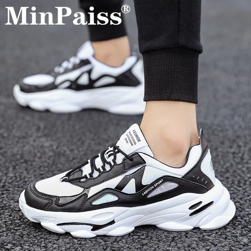 Goedkoop Nieuwe Lente Herfst Casual Schoenen Mannen Sneaker Trendy Comfortabele Mesh Mode Lace Up Volwassen Mannen Schoenen Zapatos Hombre