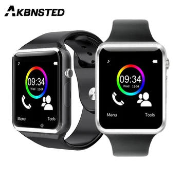 

AKBNSTED Bluetooth A1 Smart Watch Fashion Wristwatches Information reminder Interactive Music Smartwatch For Android PK Q18 DZ09