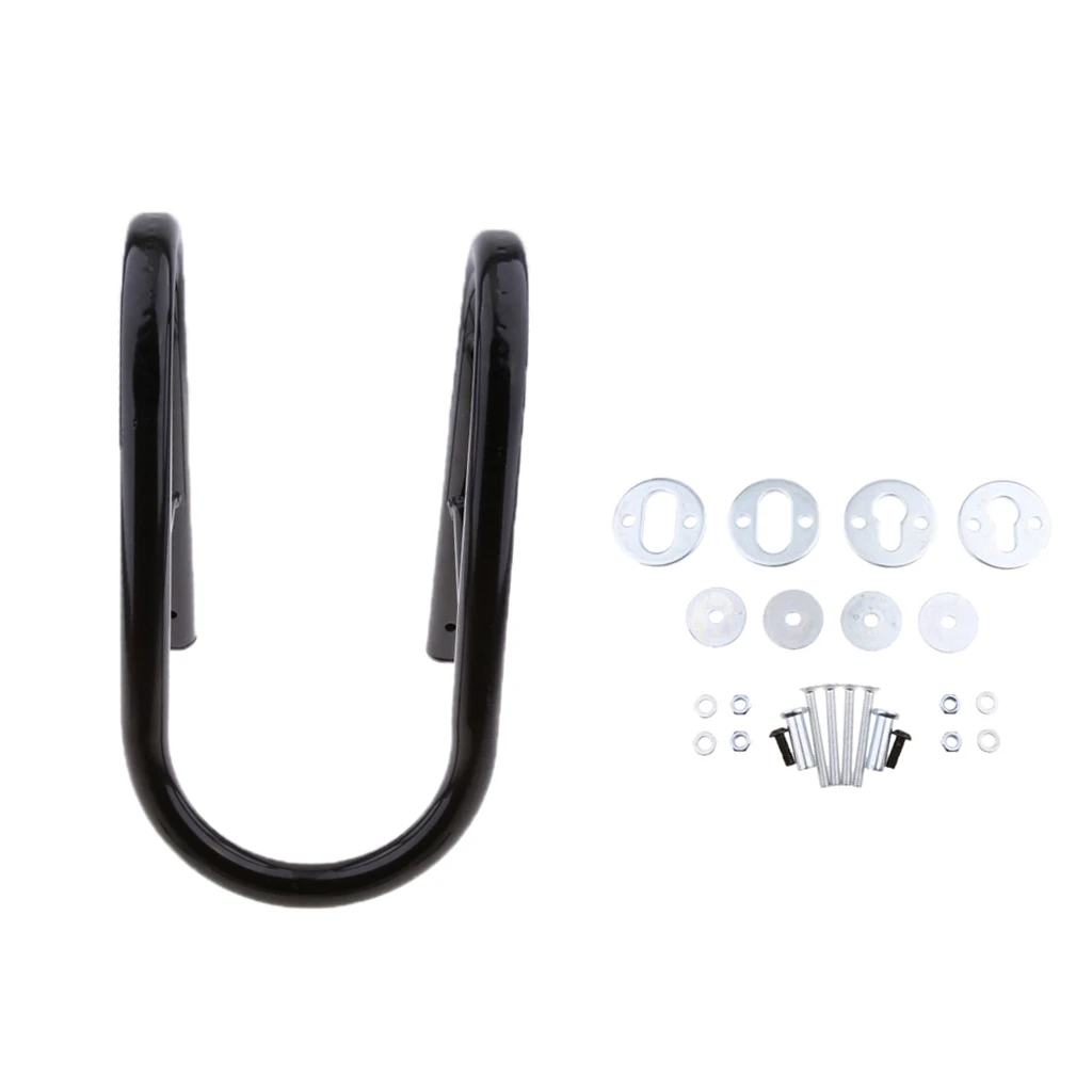 5.5" Removable Motorcycle Wheel Chock Kit For Harley Trailers Mount