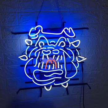 

Fashion New Handcraft NCAA Fresno State Bulldogs Logo Neon Sign Real Glass Tubes For Bedroom Home Display neon Lighht sign christmas lights outdoor
