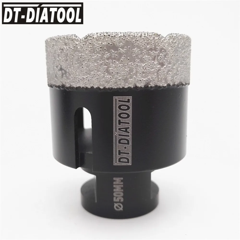 DT-DIATOOL 2шт алмазная пила с сухими отверстиями бурильное сверло с 5/8-11 или M14 резьбовые сверла для фарфоровой плитки церемониальный мрамор