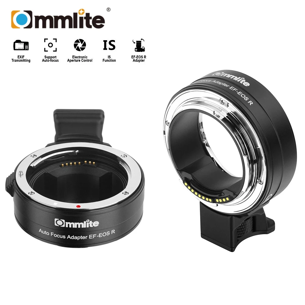 Commlite CM-EF-EOS R Lens Mount Adapter Ring Electronic Auto Focus with IS Function Aperture Control for Canon EF/EF-S | Электроника