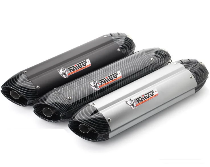 Universal 51mm Motorcycle Exhaust Muffler Pipe Escape Moto Mivv For