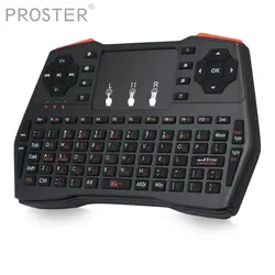 Proster для мини беспроводной 2,4G 72 клавиши клавиатура мышь сенсорная панель для Smart tv Box PC notebook