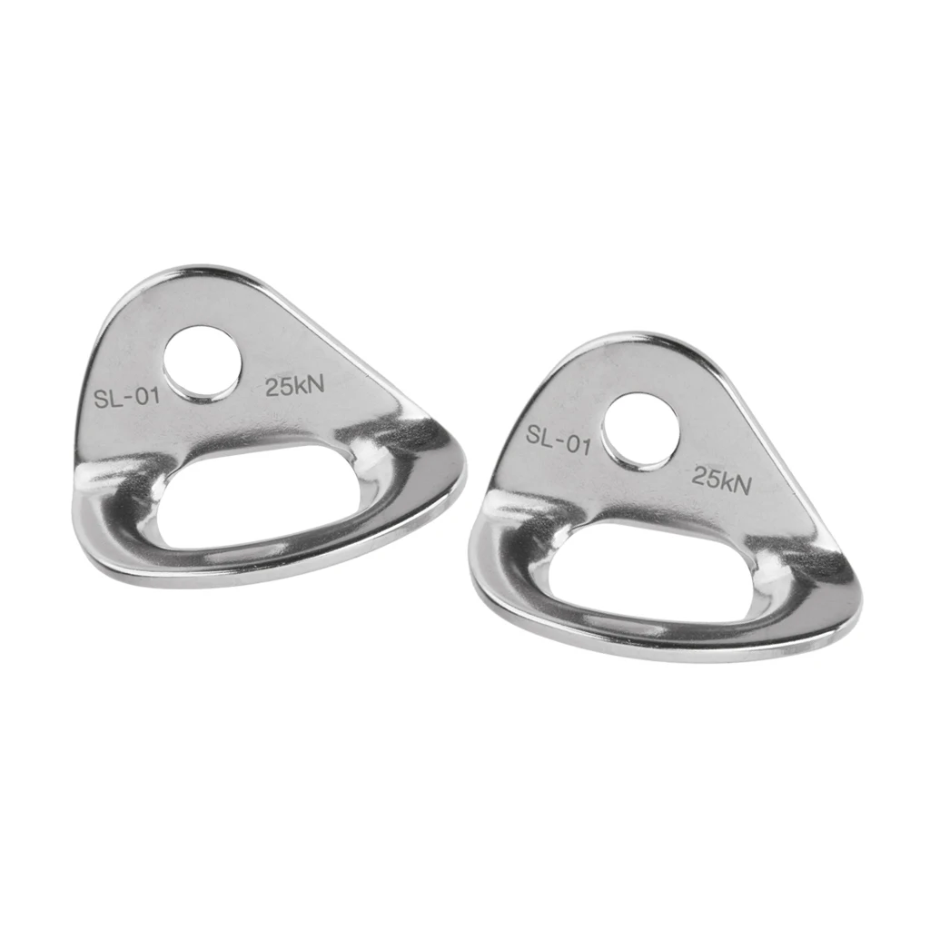 2-Pack 10mm 25KN Stainless Steel Climbing Anchor Bolt Hanger Breaking Strength: 25KN Climbing Accessories