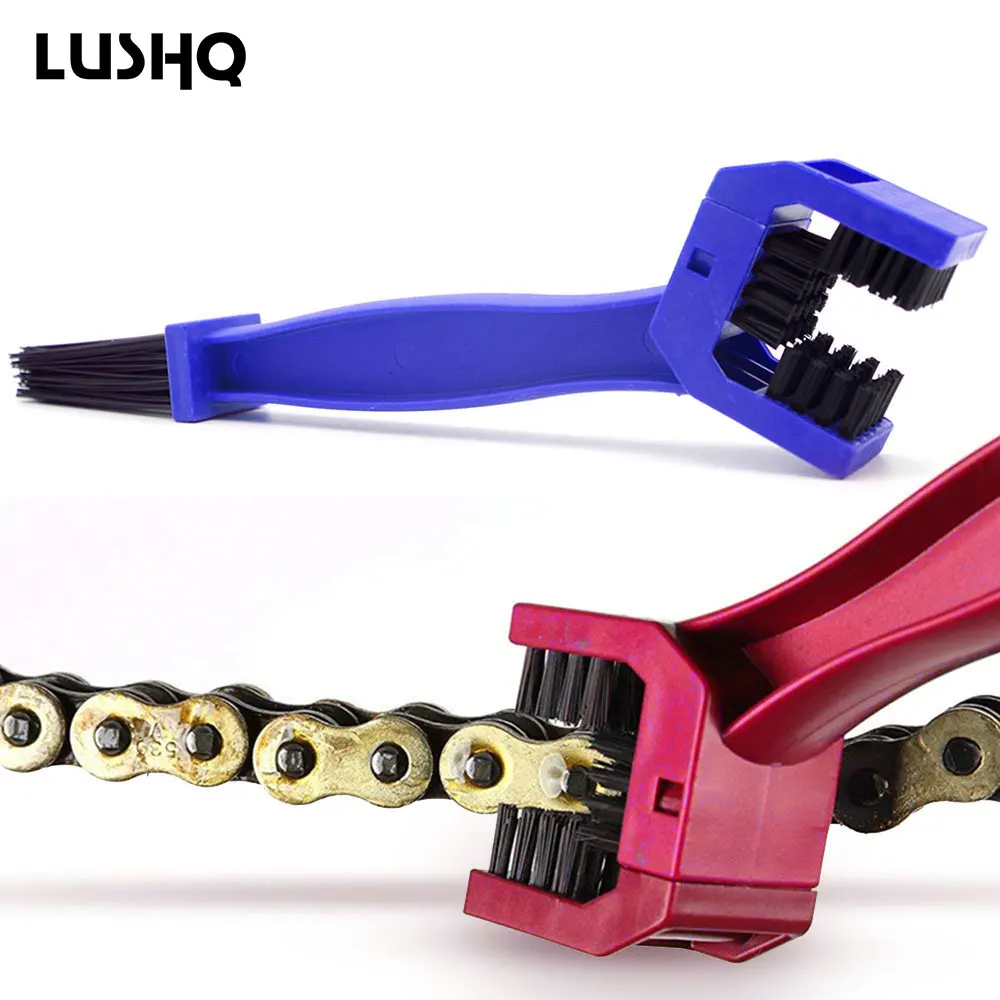 Motorcycle Chain Brush Cleaner Cover Moto For yamaha fz6 cafe racer ducati multistrada 1200 benelli trk 502 yamaha raptor 700