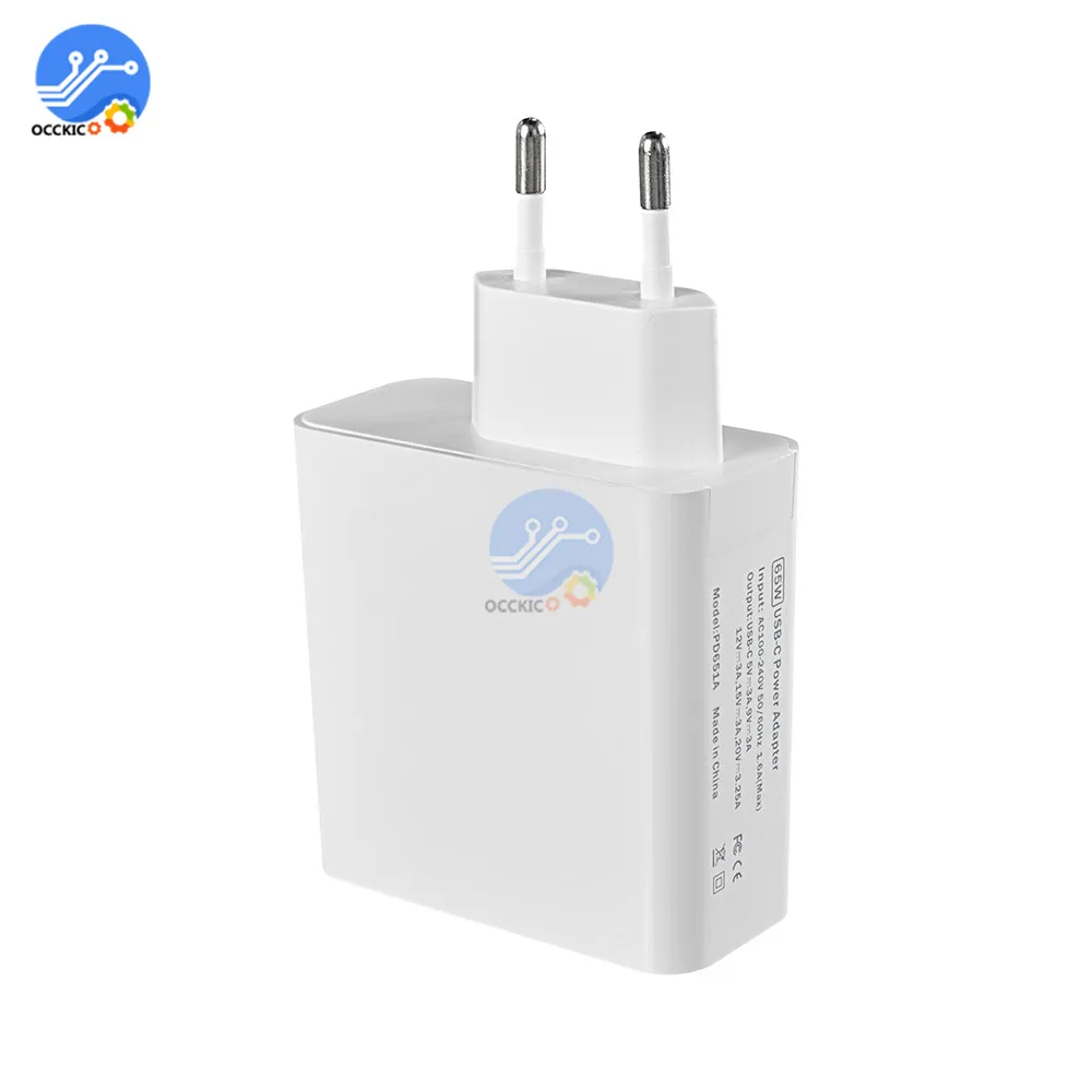 PD 65W зарядное устройство USB type C настенное зарядное устройство адаптер PD 3,0 QC 3,0 Быстрая зарядка для MacBook для nintendo Switch