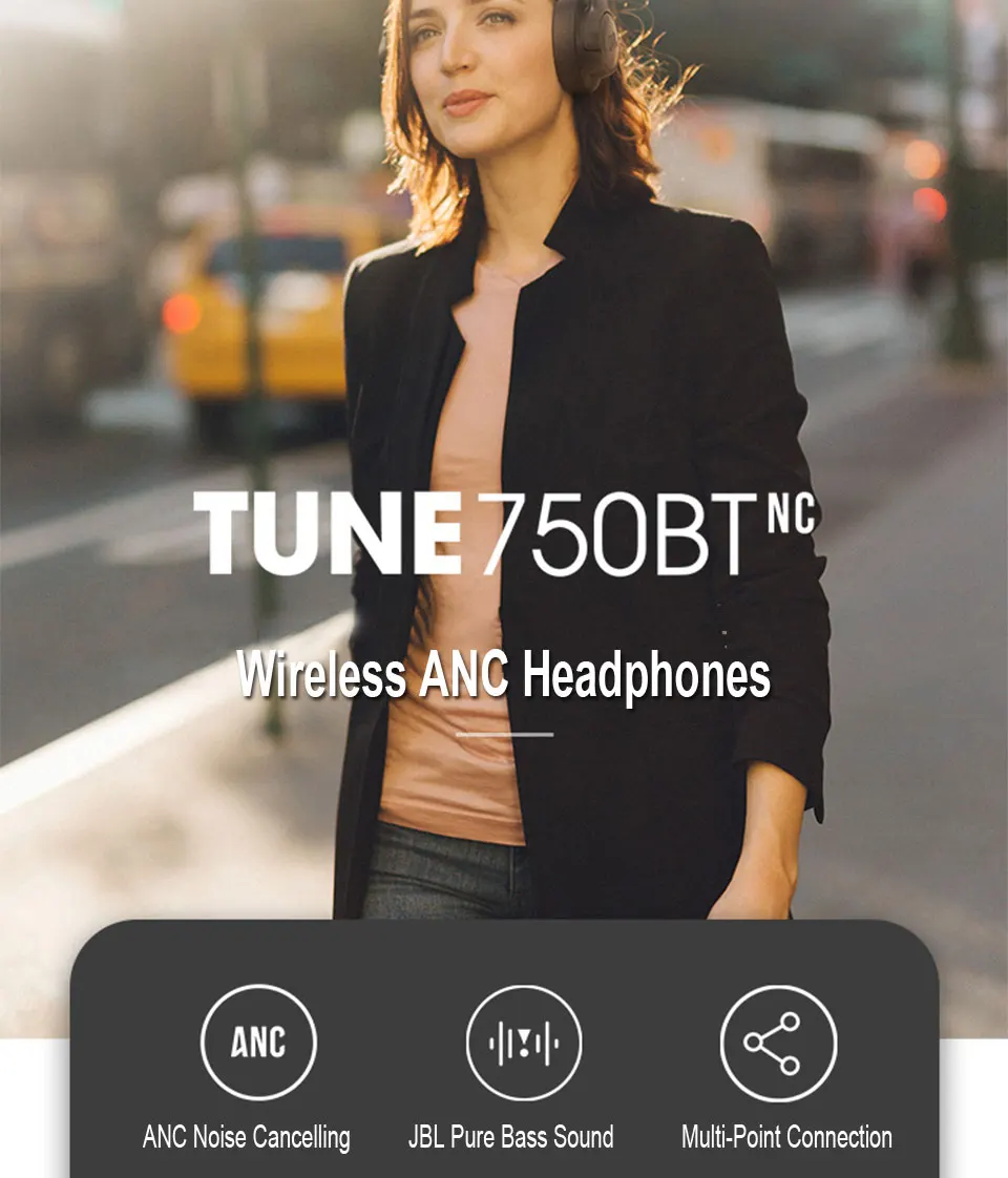 JBL TUNE 750BTNC Wireless ANC Headphones 6