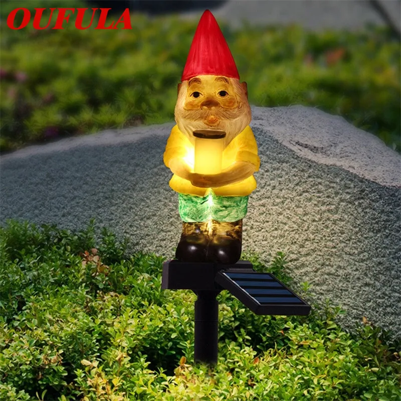 

AOSONG Solar Lawn Light Santa Outdoor Waterproof Garden Courtyard Landscape Light