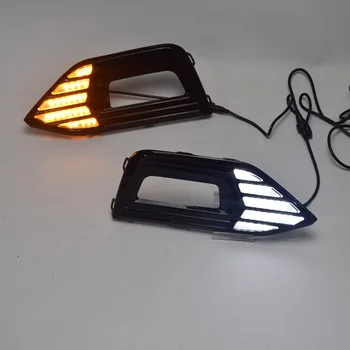 

New Passat Daytime Running Lamp Suitable for 18-19-Volkswagen Passat LED Daytime Running Lamp Refit Fog Lamp