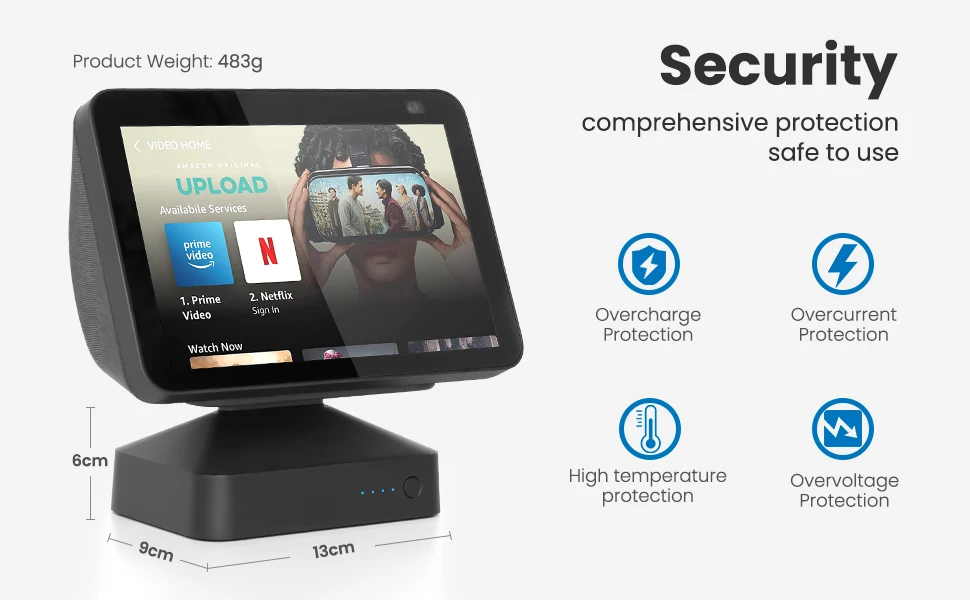 8 mostrar 5 1st 2nd gen amazon