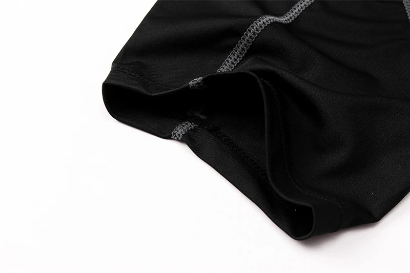 Acefancy Black Cop Top Compression Short Leeve T Shirt Sport for Men Gym Shorts Stretchy Tops 71605 Male Sportwear Gym Clothes