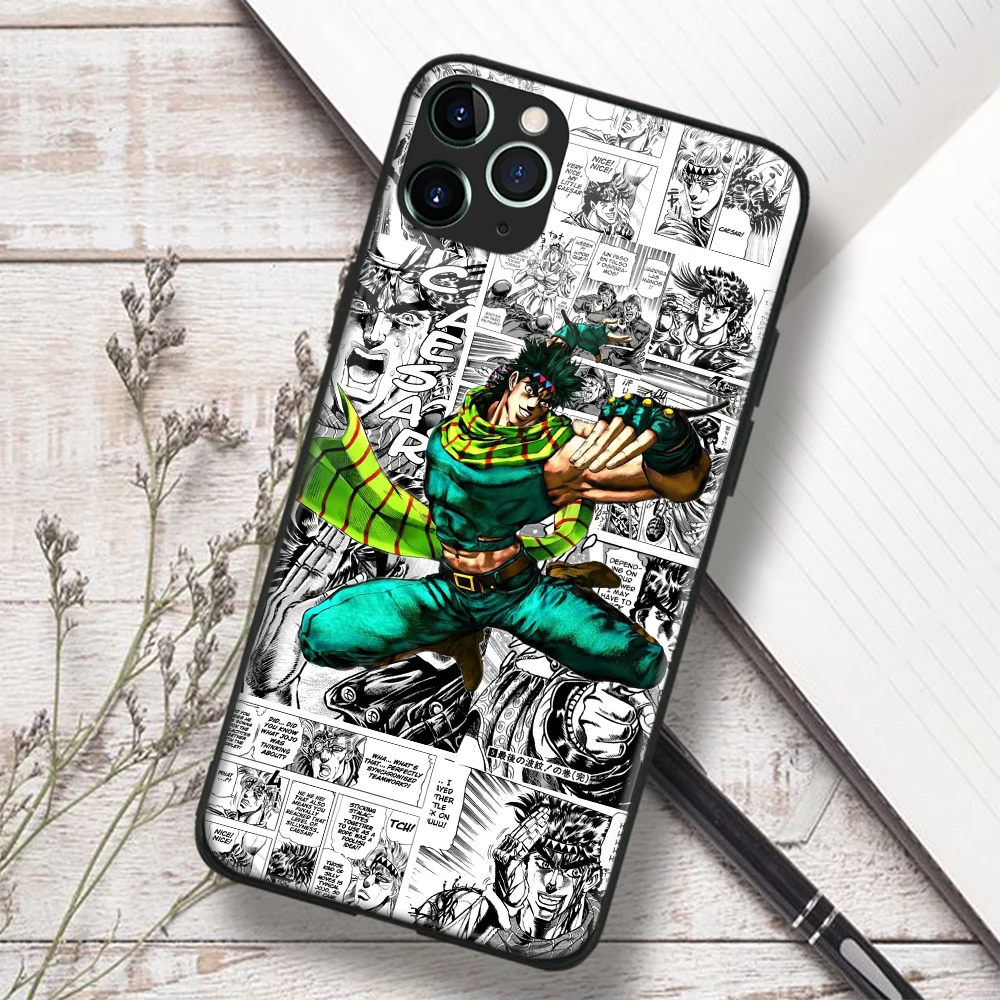 Джозеф Joestar Джоджо манга из термополиуретана с героем аниме стекло телефон чехол