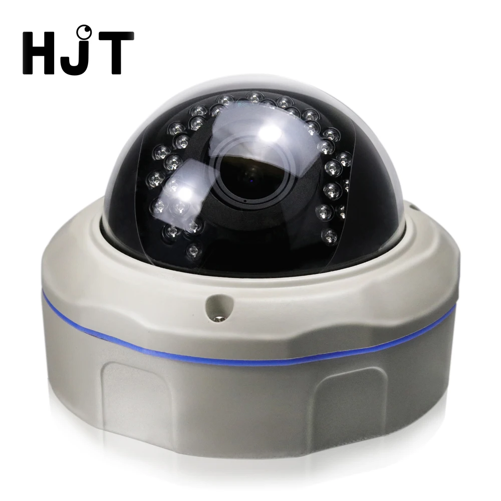 

HJT IP Camera H.265 5.0MP Explosion proof hemisphere P2P Security Wired IR Night Vision Surveillance CCTV Camera Onvif 2.1