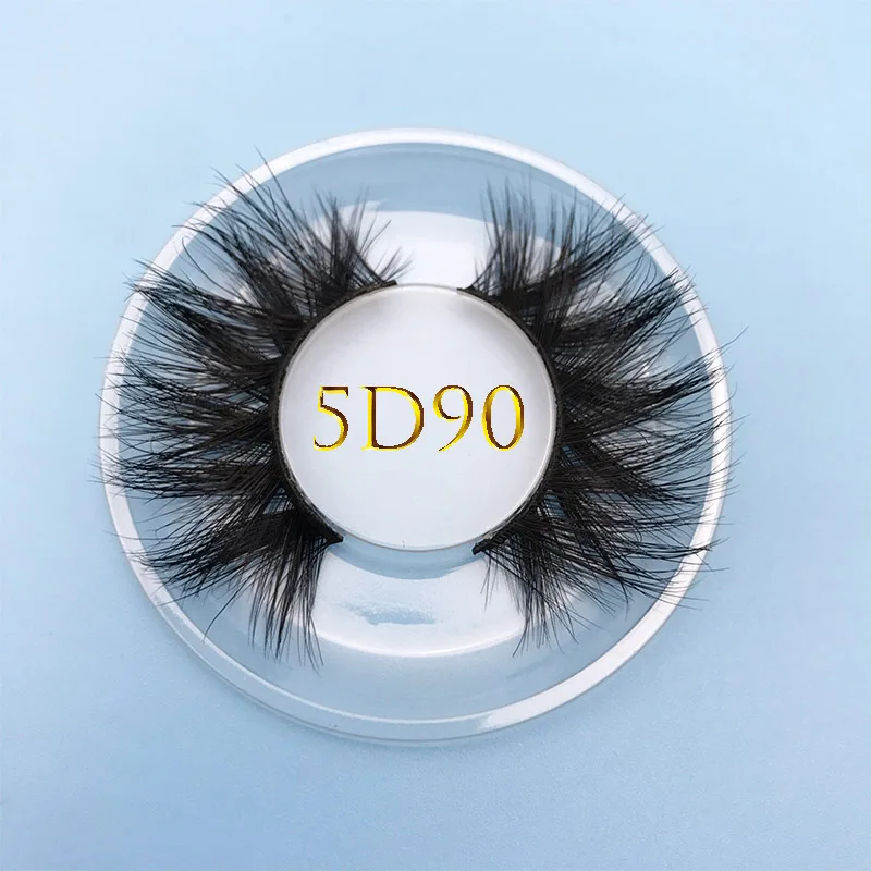 

Custom box MIKIWI Mink Eyelashes100% Cruelty free Handmade 5D90 full strip mink eyelashes natural soft false lashes makeup tools
