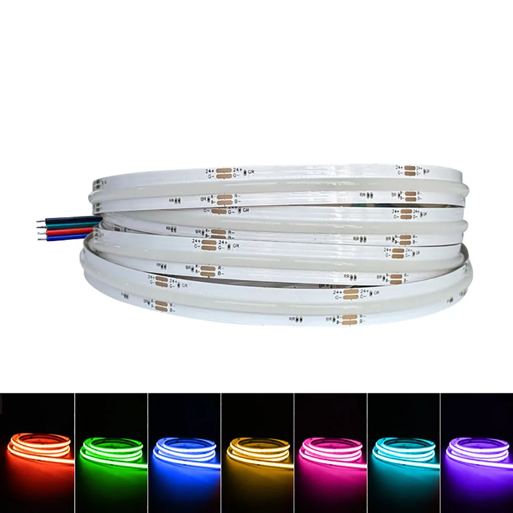 Светодиодная лента с монолитным блоком светодиодов RGB 768 светодисветодиодный s/m