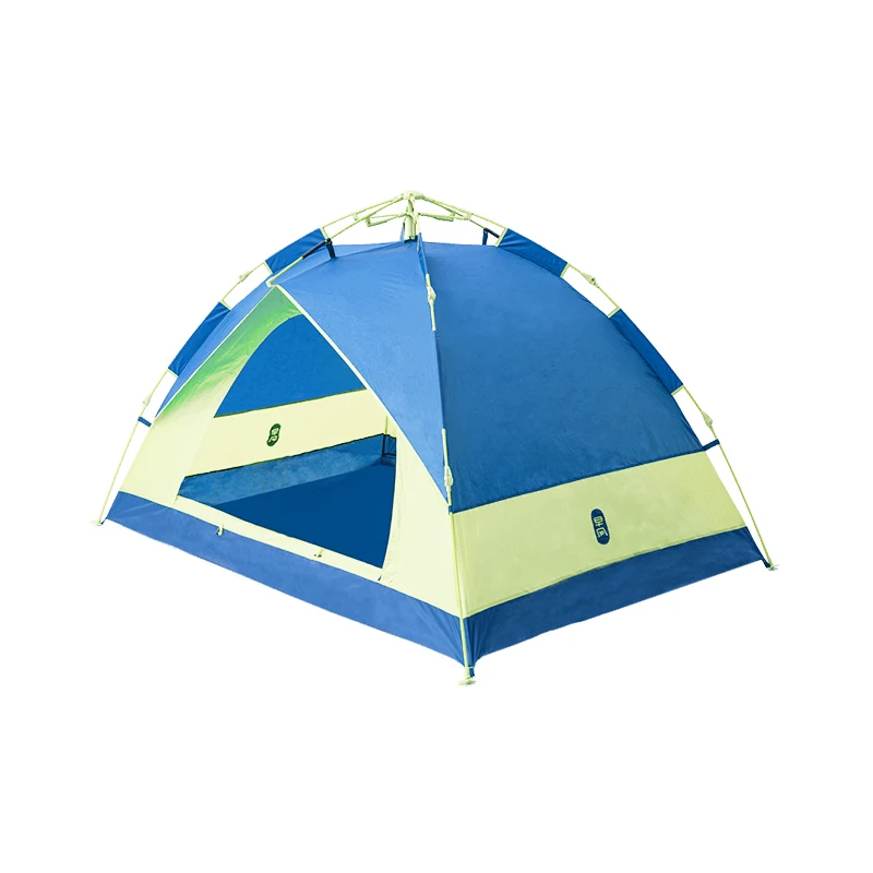 Single layer XIAOMI MIJIA naturehike Открытый Кемпинг пляж туристический автоматический Сверхлегкий палатка Всплывающие вечерние укрытие для рыбалки 4 Человек Семейный тент - Цвет: Single layer