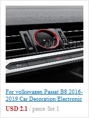 Для volkswagen Passat B8- украшение автомобиля электронный счетчик автомобильные часы авто часы автомобильные аксессуары