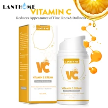 LANTHOME Vitamin C 20% VC Whitening Facial Cream Repair Fade Freckles Remove Dark Spots Melanin Remover Brightening Face Cream