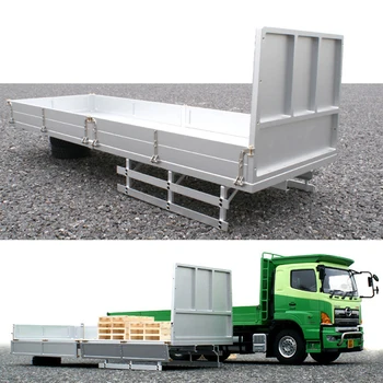 شراءLESU HN700 560 مللي متر المعادن شقة البضائع دلو تفريغ 1/14 Tmy مركبة يتم التحكم بها عن بُعد TH02015