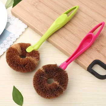 

Plant coconut palm non-stick oil brush dishwashing brush decontamination kitchen dishwashing degreasing brush