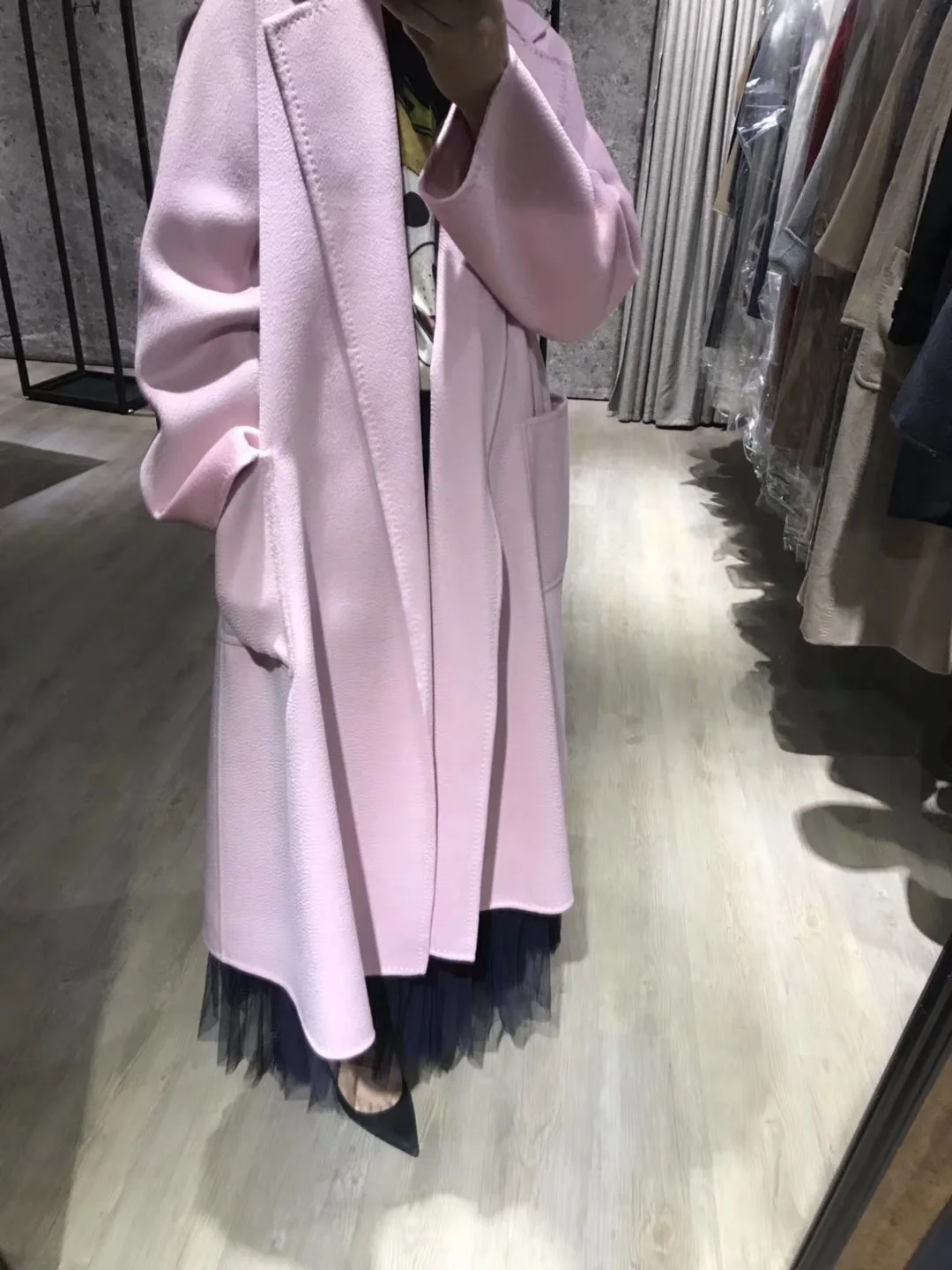 Obrix стиль Модное длинное пальто для женщин кашемир высокое качество Теплый Женский Осенний Тренч