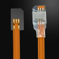 SIM Card Reverse Micro Card Extension Cable Converter Adapter Transparent Open Device for Android Phone