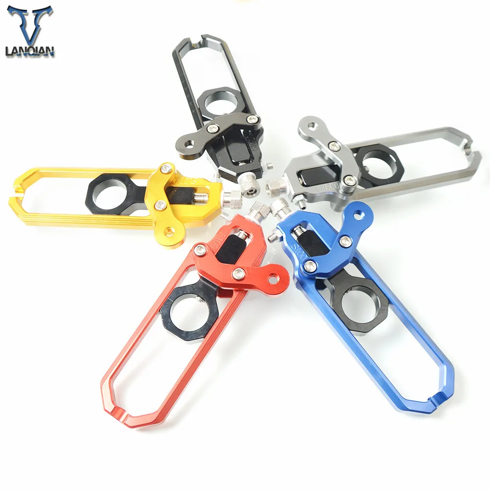 

Motorcycle accessorie Rear Axle Spindle Chain Adjuster Block Tensioners For BMW HP4 2012 2013 2014 chain adjudter in motorbike