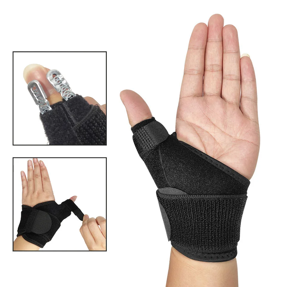 Wrist Finger Brace Support Thumb Spring Hand Compression Carpal Tunnel Arthritis 