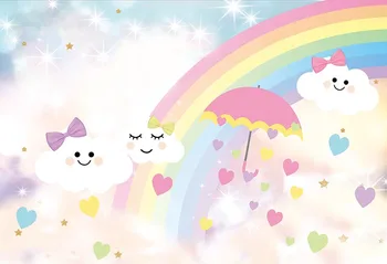 

kids portrait Animation backgrounds photography thin vinyl babyshower photo backdrops for photographic studio video props lv-344