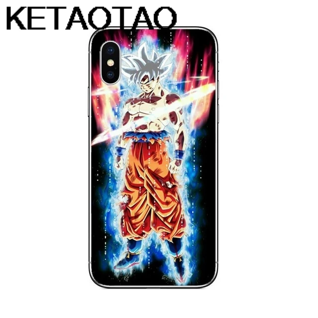KETAOTAO Comics Dragon Ball Saiyan Goku Vegetto Gohan чехол для телефона s для iPhone 6 XR XS Max чехол кристально чистый мягкий TPU чехол s - Цвет: Зеленый